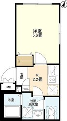 ウェルスクエアイズム都立大学の物件間取画像